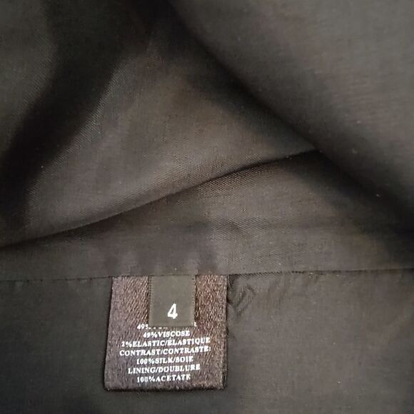 Robert Rodriguez ribbon trimmed pencil skirt size 4 - Picture 4 of 8